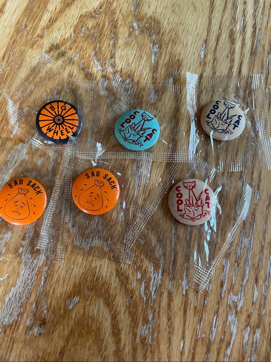 Other - 6 Vintage 50’s badge pins